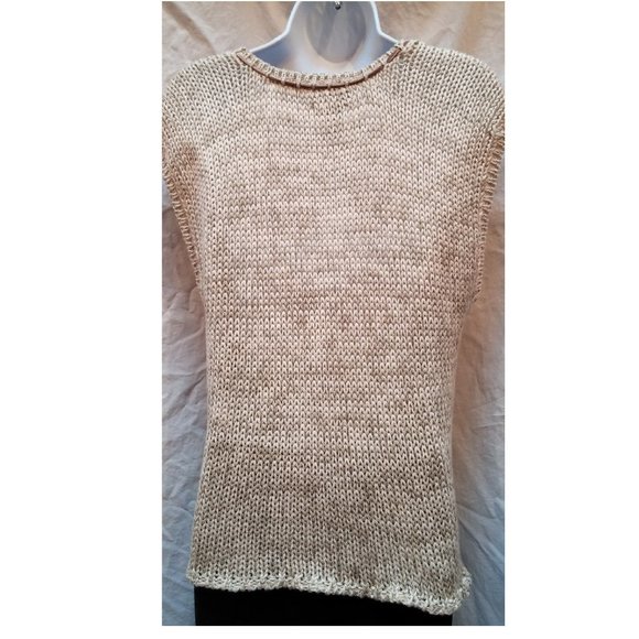 Vintage Pronto Moda Sleeveless Sweater Boho Women's L - Picture 7 of 10